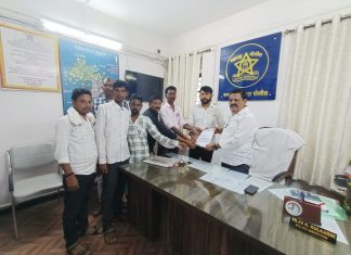 अवैध धंदे तात्काळ बंद करण्यासाठी मुकूटबण पोलीस स्टेशनला मनसेच्या वतीने निवेदन…
