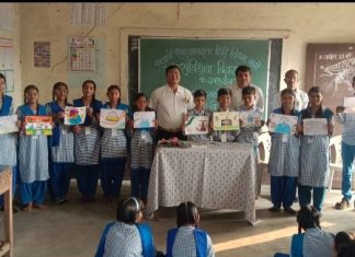 राजर्षि शाहु महाराज हिंदी विद्यालय संविधान दिवस मोठ्या उत्साहात साजरा