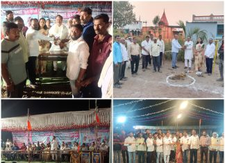 सिंधीवाढोणा येथे ” कबड्डी स्पर्धेचे उद्घाटन” स्वागत समारंभ व भुमिपुजन